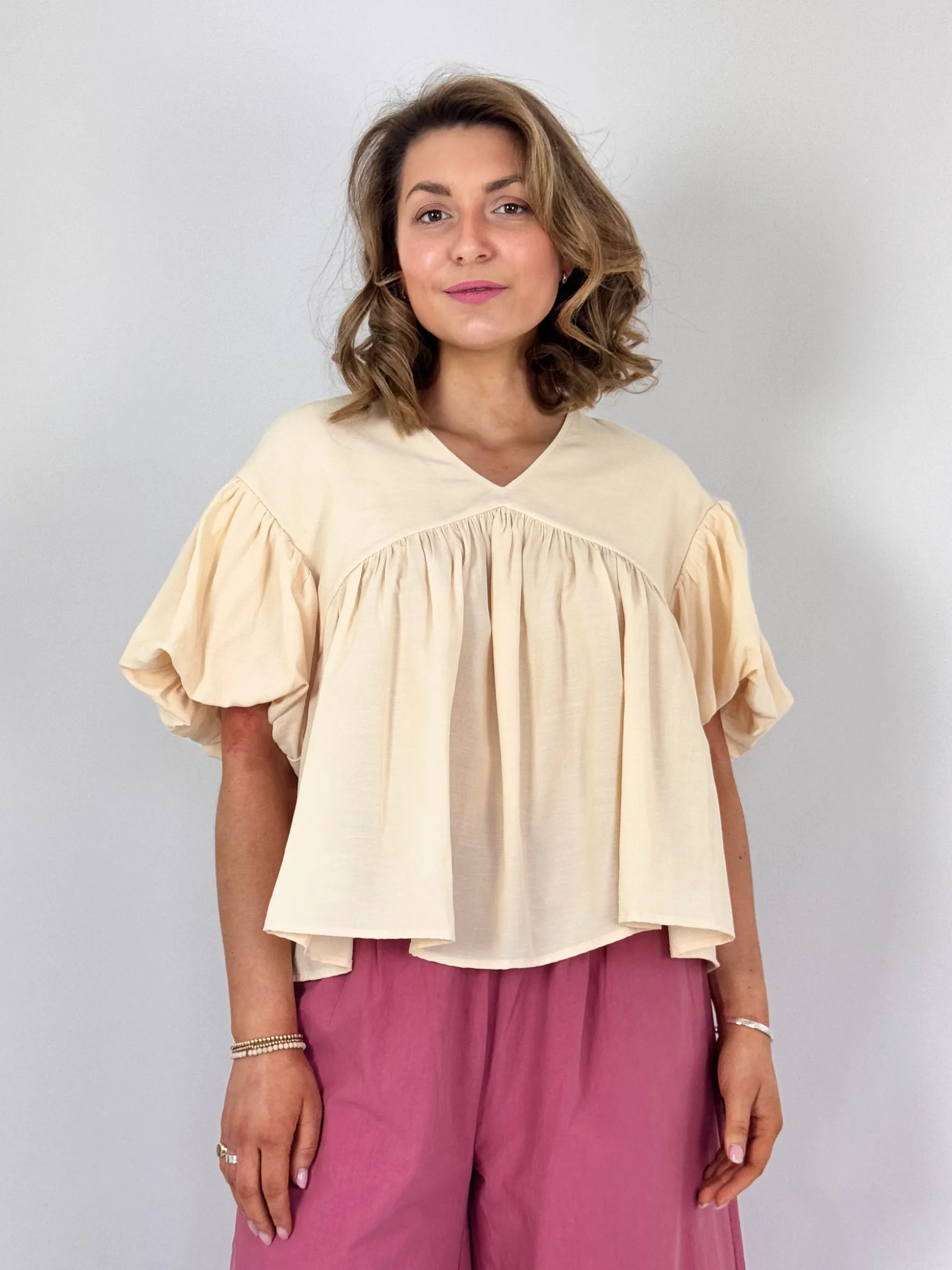 Emin & Paul Volume Blouse Butter