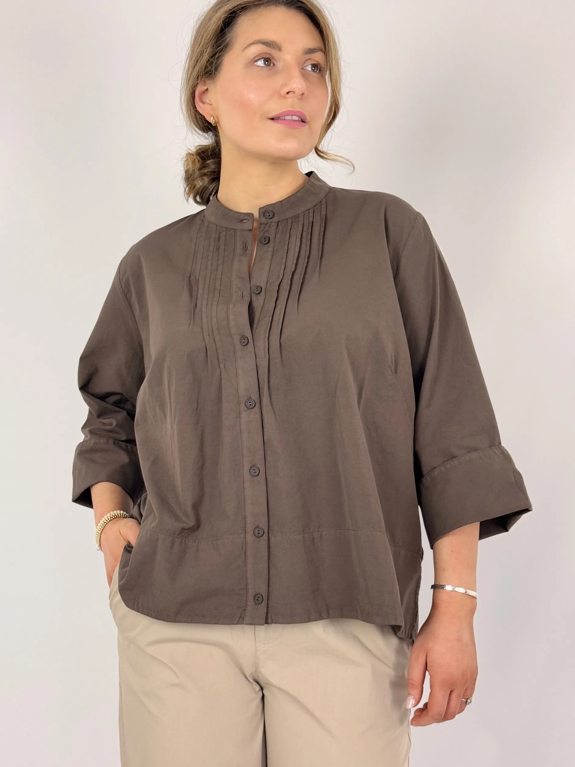 European Culture 6700 Shirt Brown