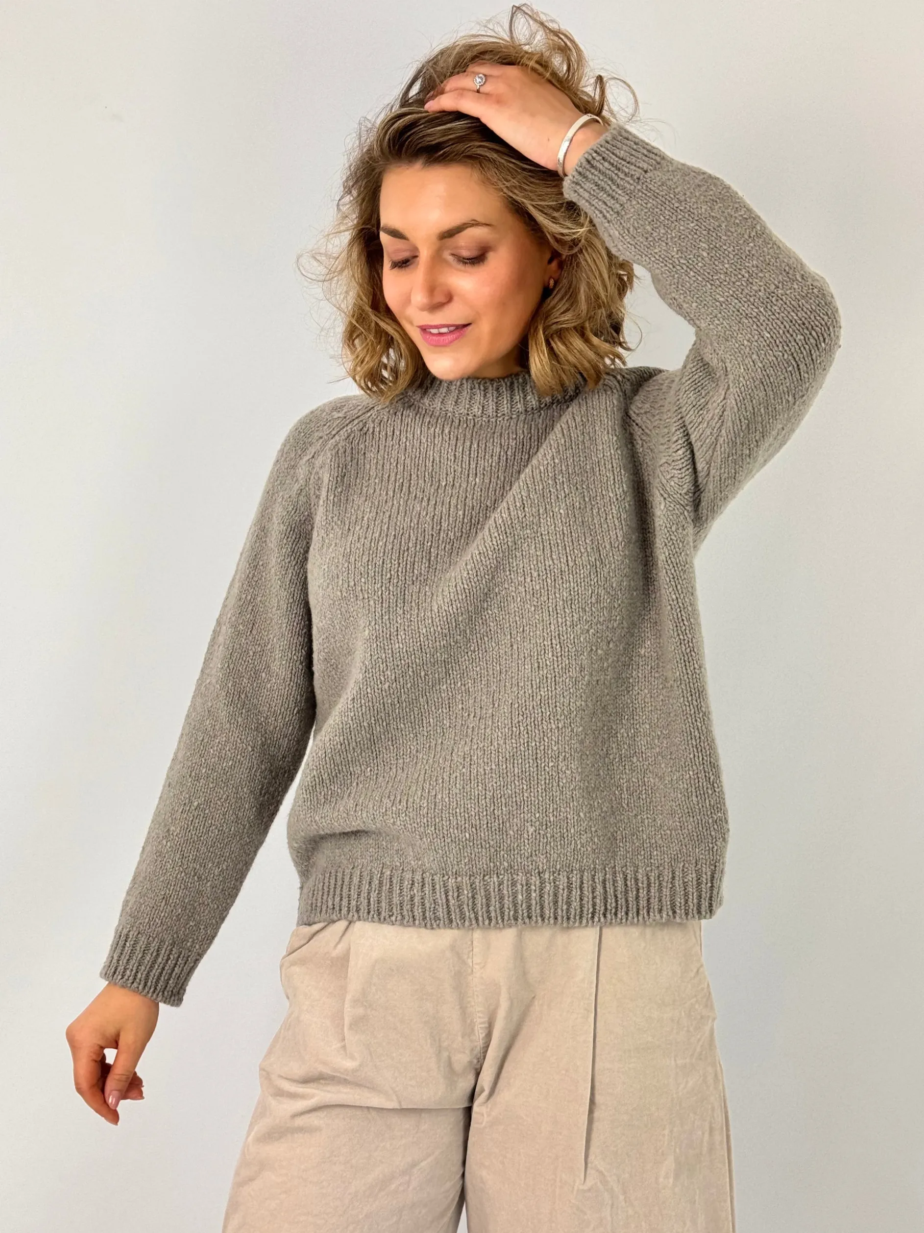 Evam Eva Raglan Jumper Mocha