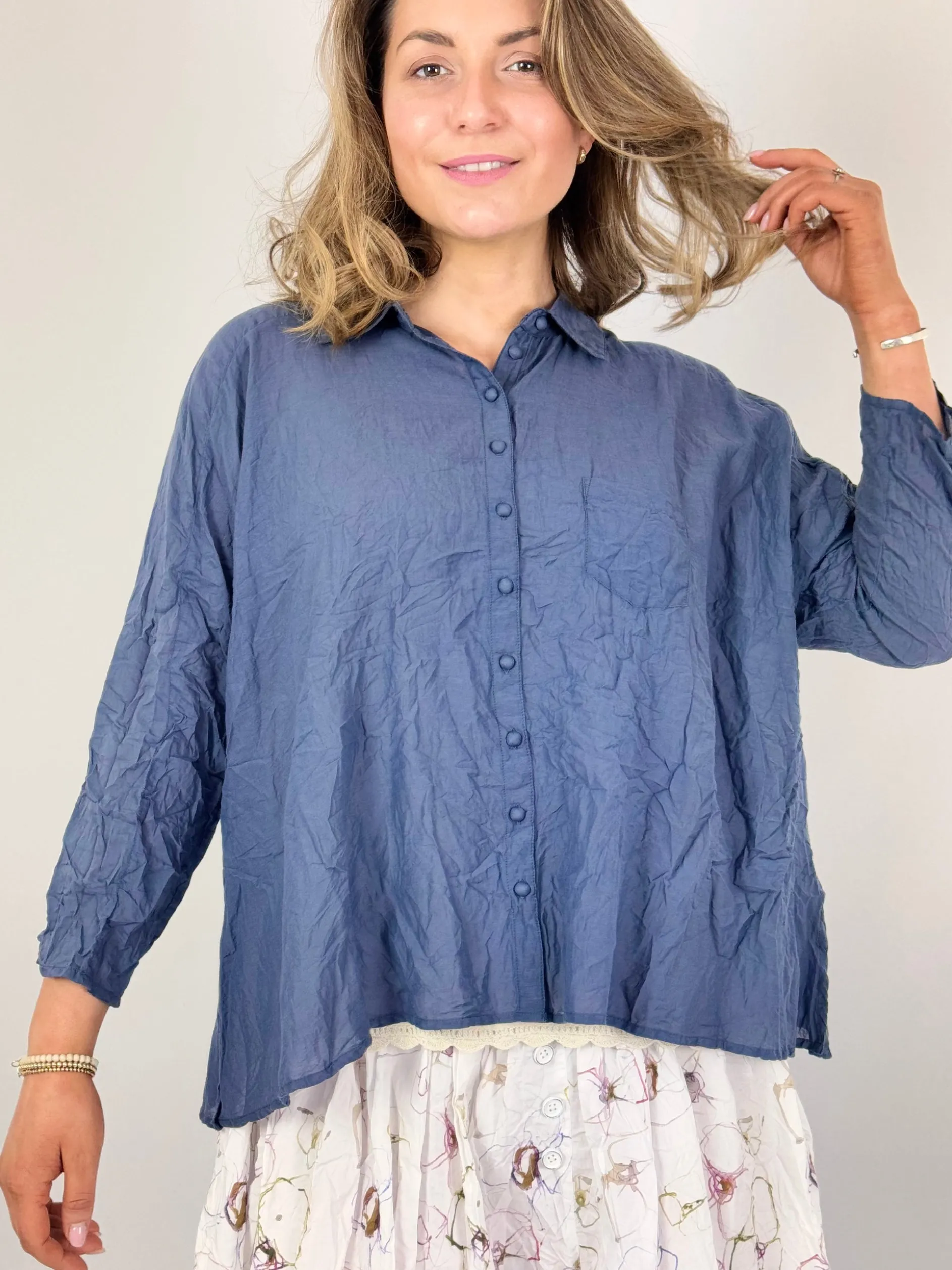 Ewa i Walla Eris Blouse Blue