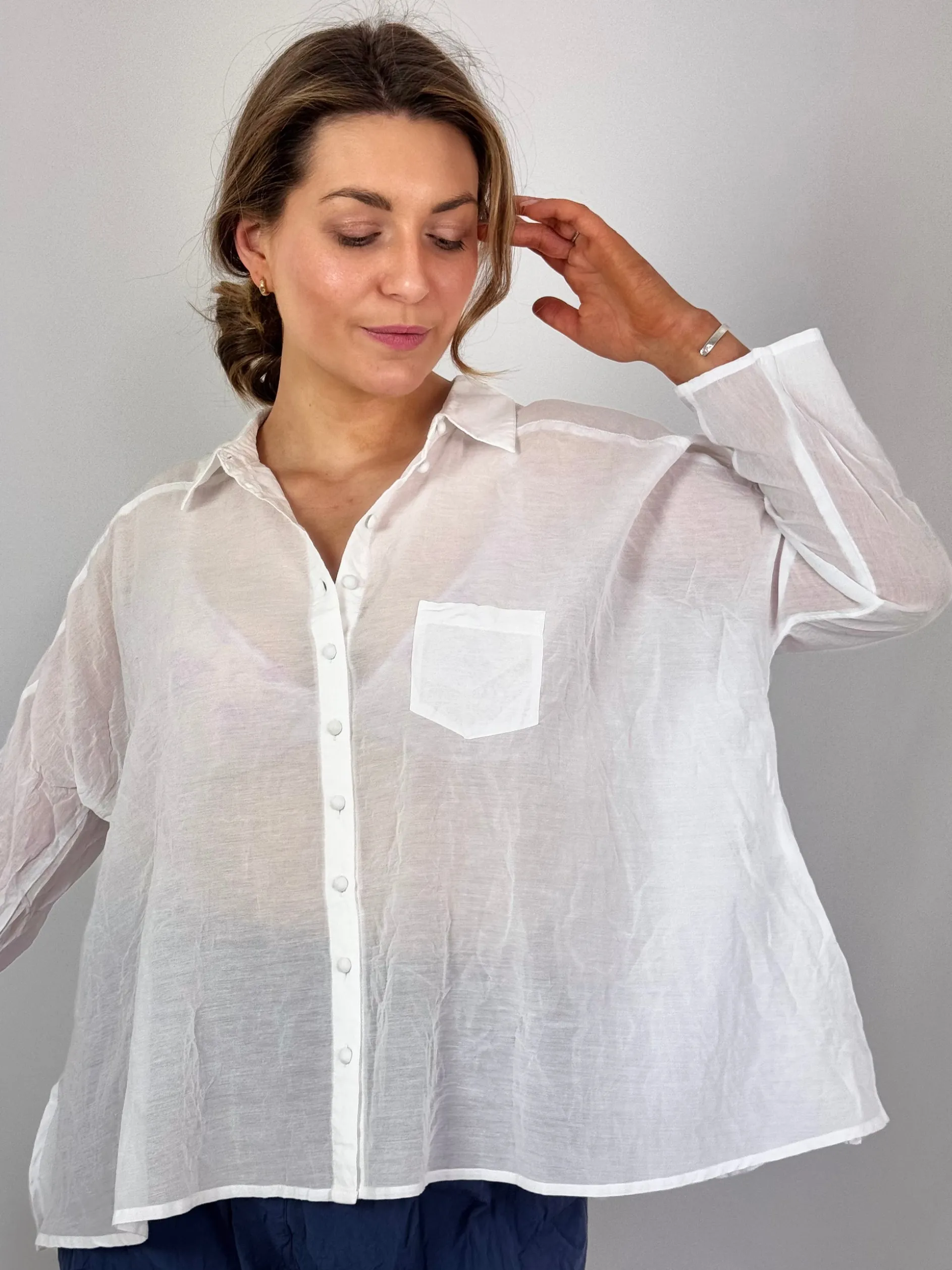 Ewa i Walla Eris Blouse White