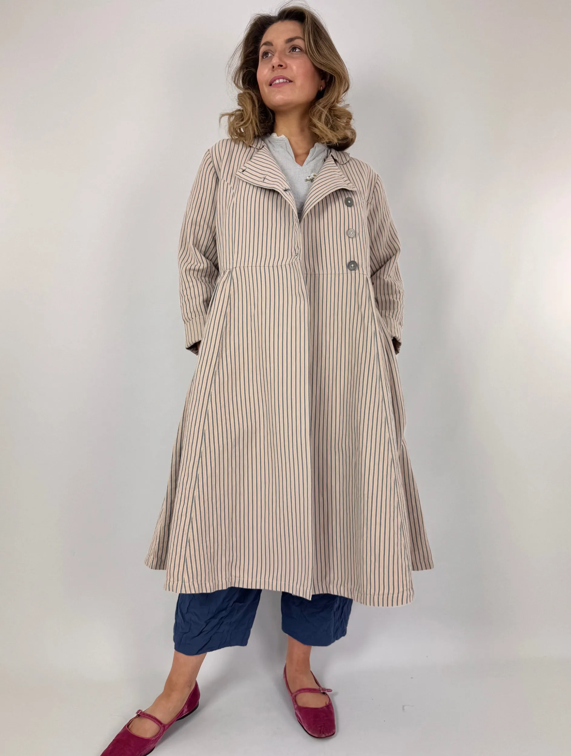 Ewa i Walla Milo Coat Stripe