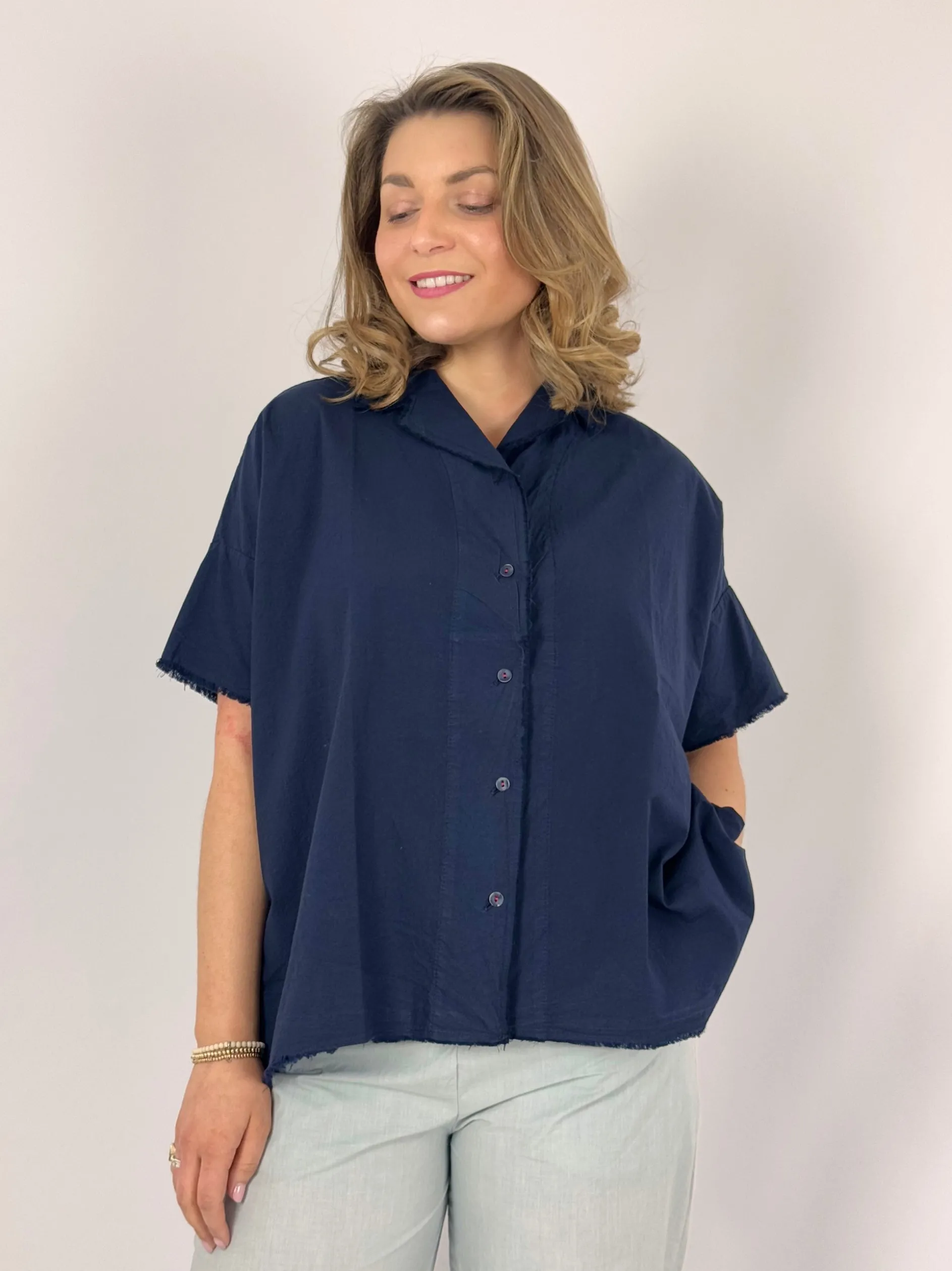 Hannoh Wessel Serenity Shirt Navy