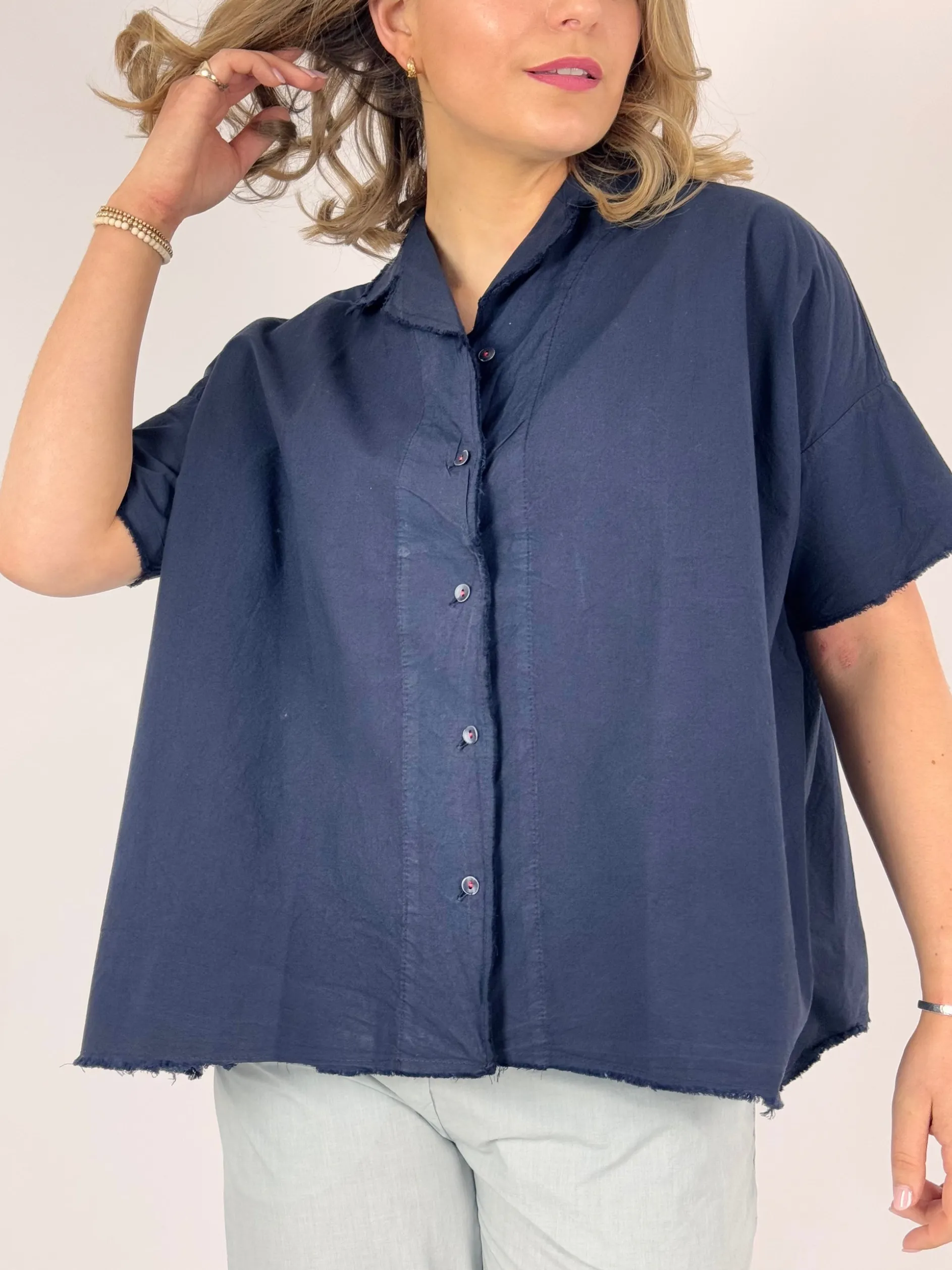 Hannoh Wessel Serenity Shirt Navy