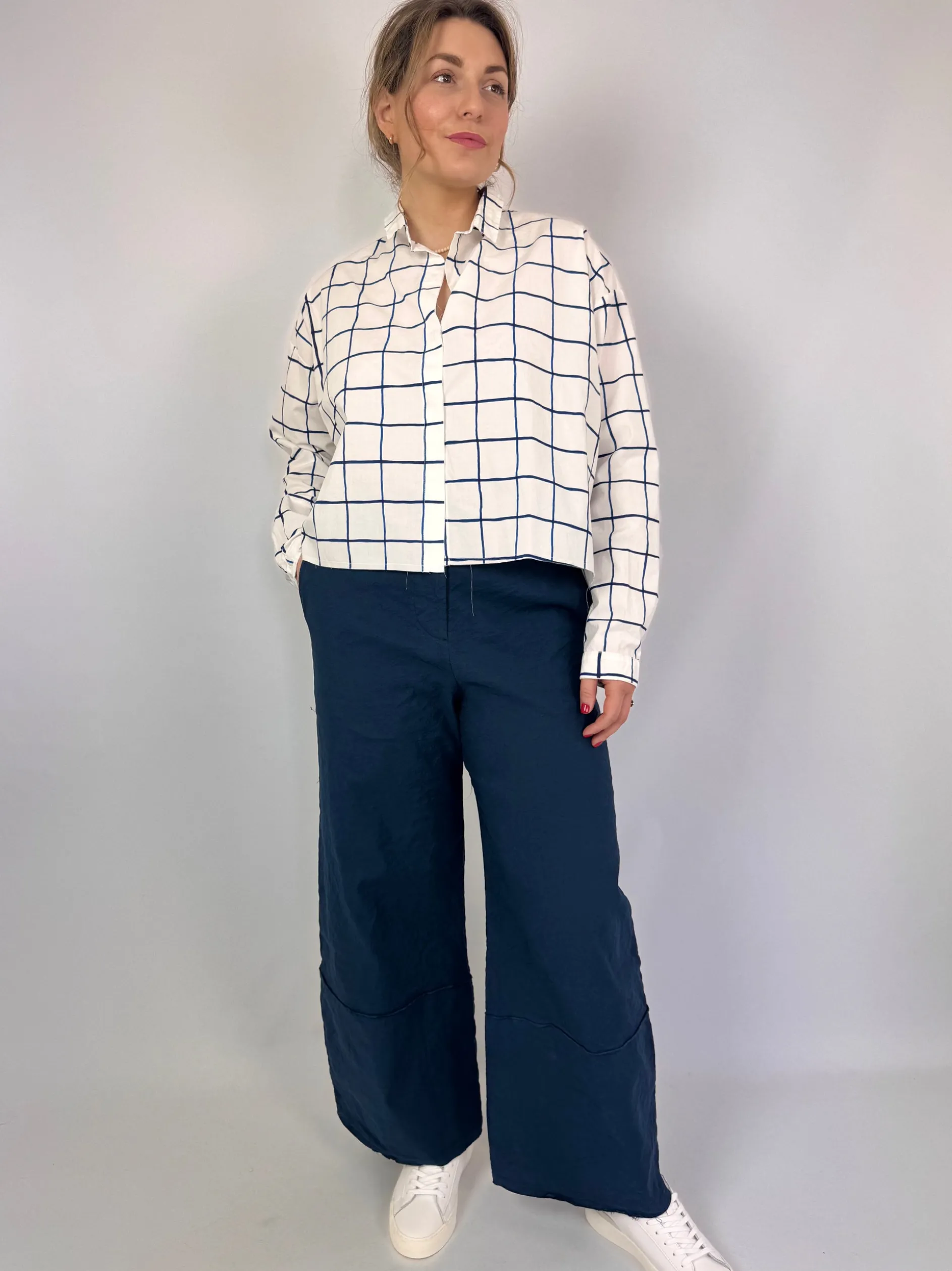 Hannoh Wessel Sonja Shirt Blue Check