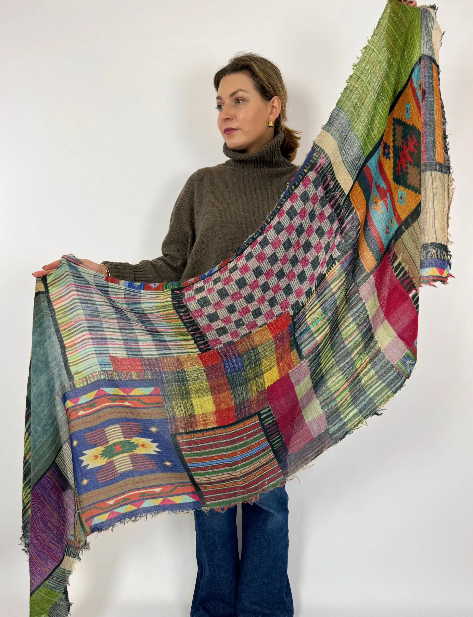 Jo Edwards Patchwork Scarf