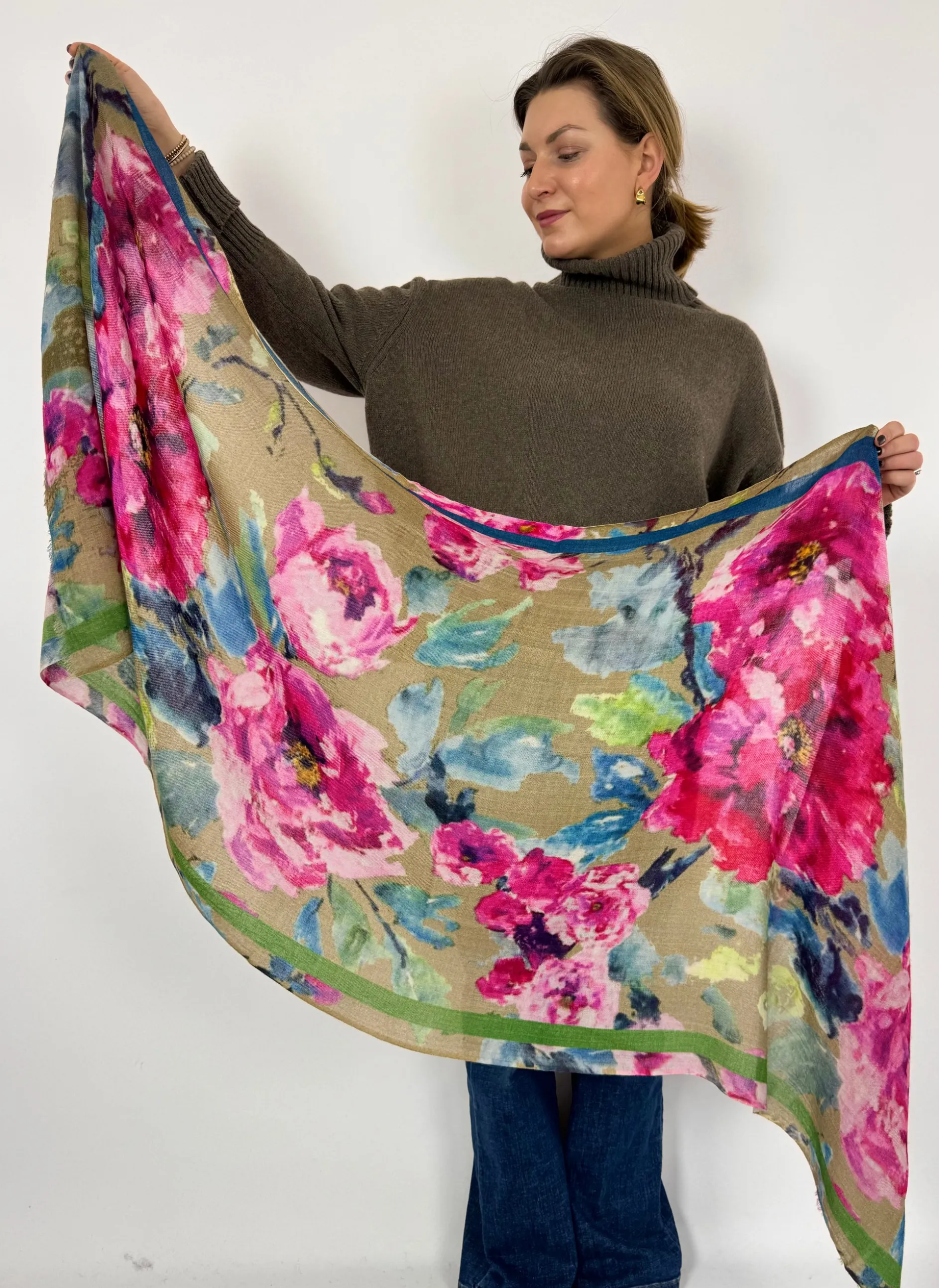 Jo Edwards Rose Garden Scarf