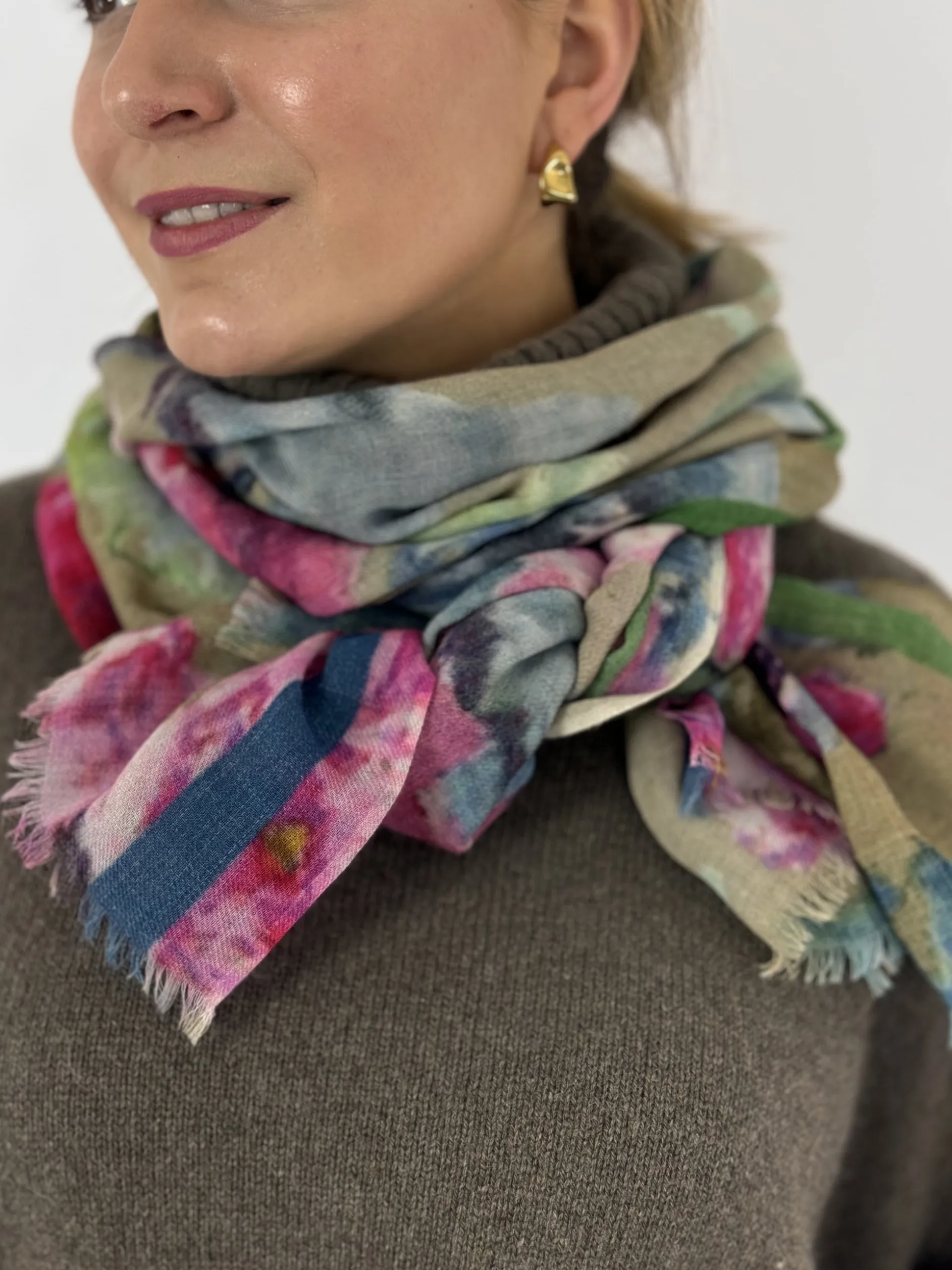 Jo Edwards Rose Garden Scarf