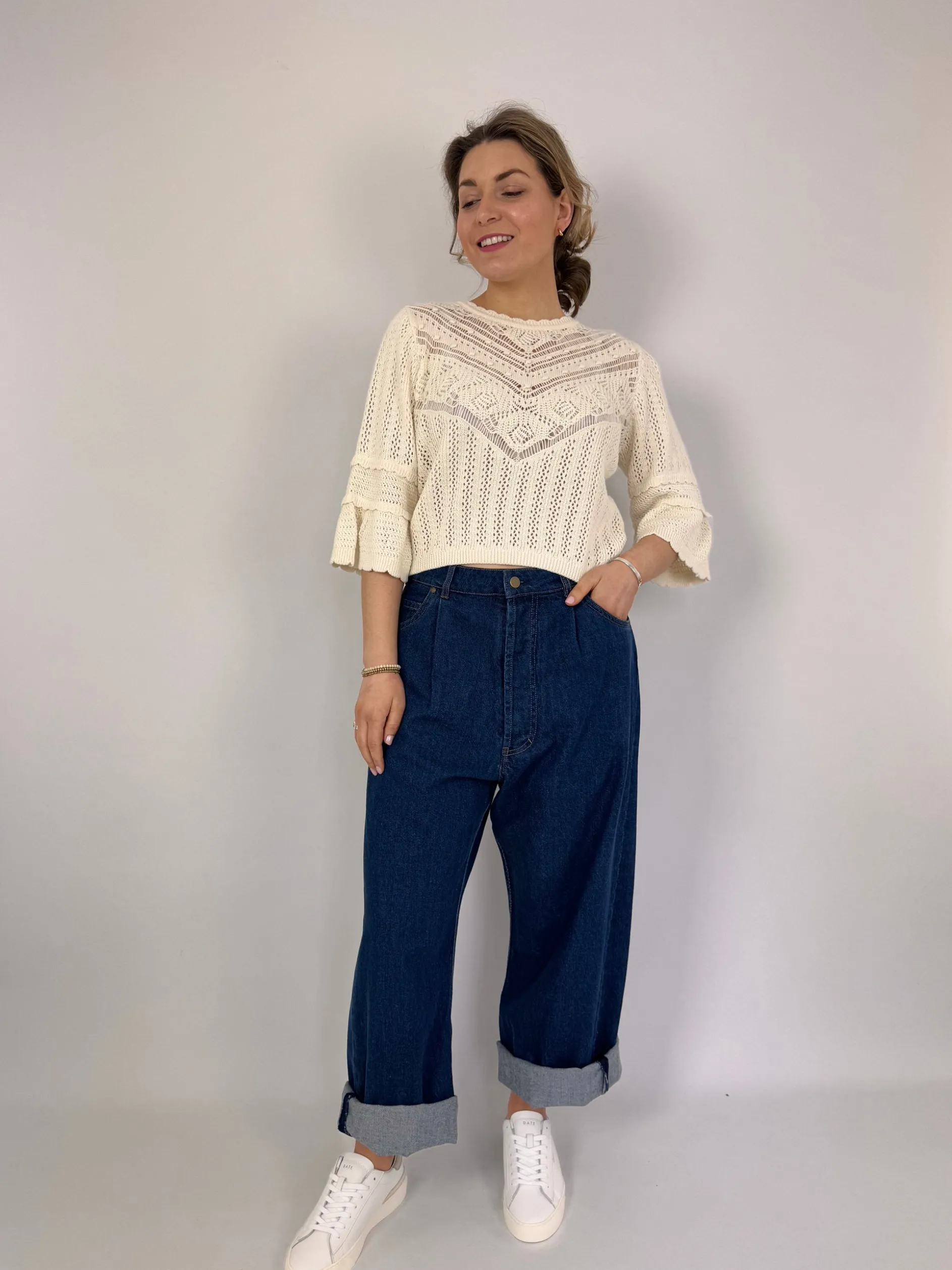 Louise Misha Croisette Jumper Cream