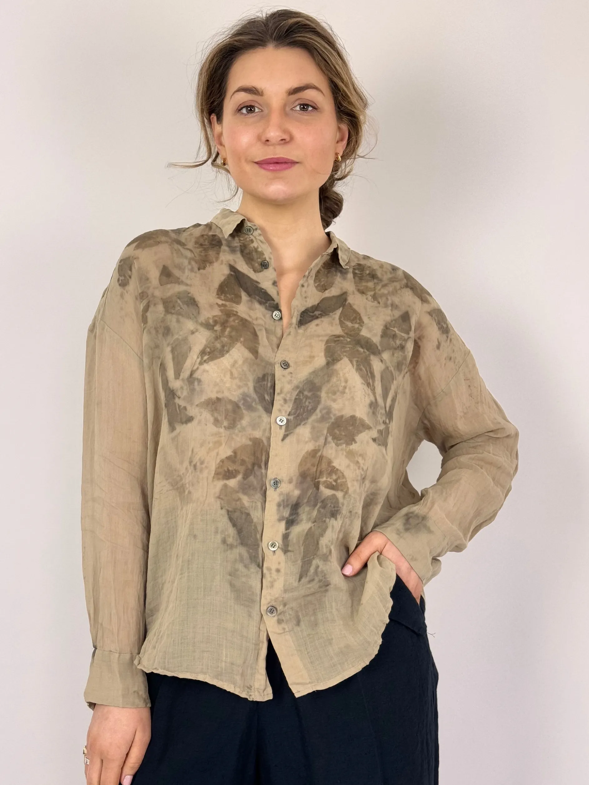 Pas De Calais 6639 Blouse Beige