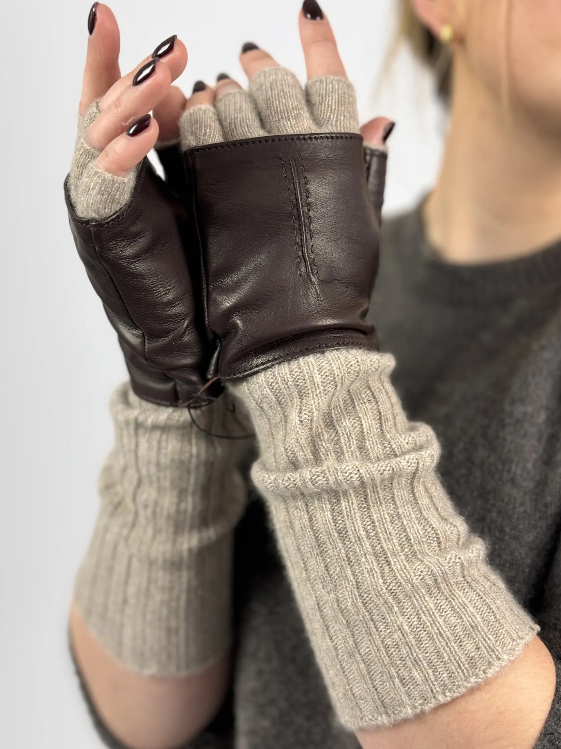 S'Amuser Misa Gloves Brown