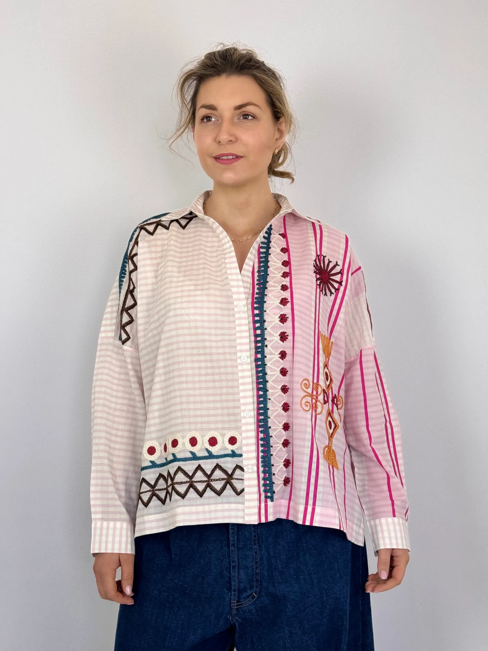 Stella Forest Frida Blouse Pink