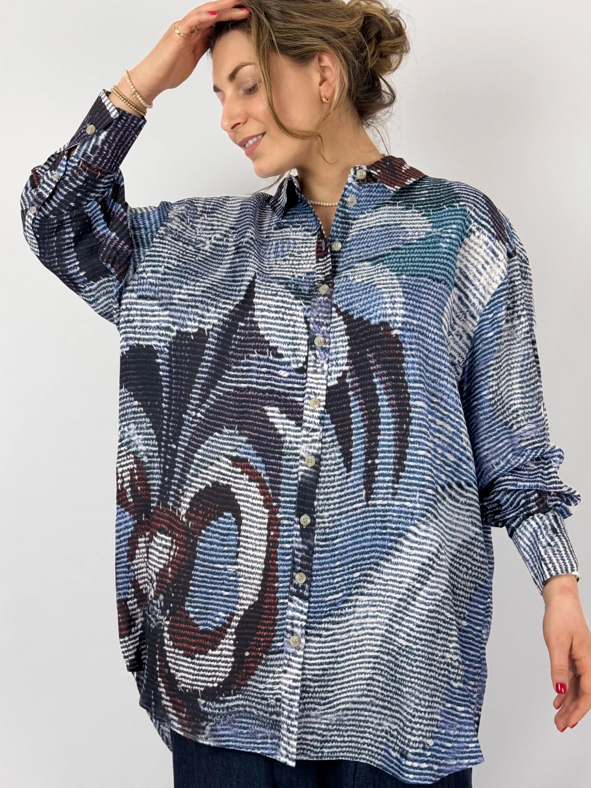 Tapis Noir Carla Shirt Blue